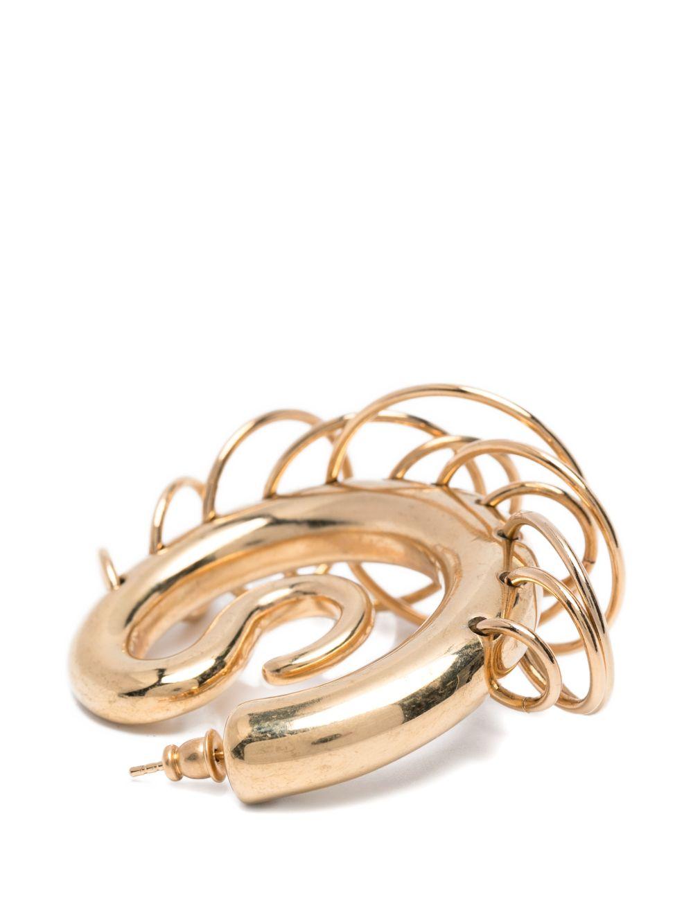 Orecchini Serpent medi in oro 