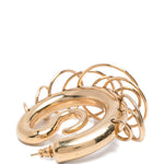 Orecchini Serpent medi in oro 