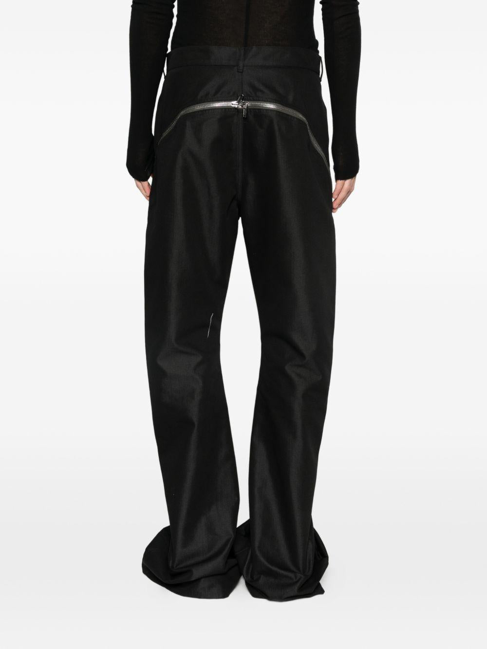 Pantaloni Bolan Banana con zip in nero Rick owens - uomo 
