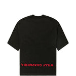 T-shirt welcome to america in nero Willy chavarria - uomo 