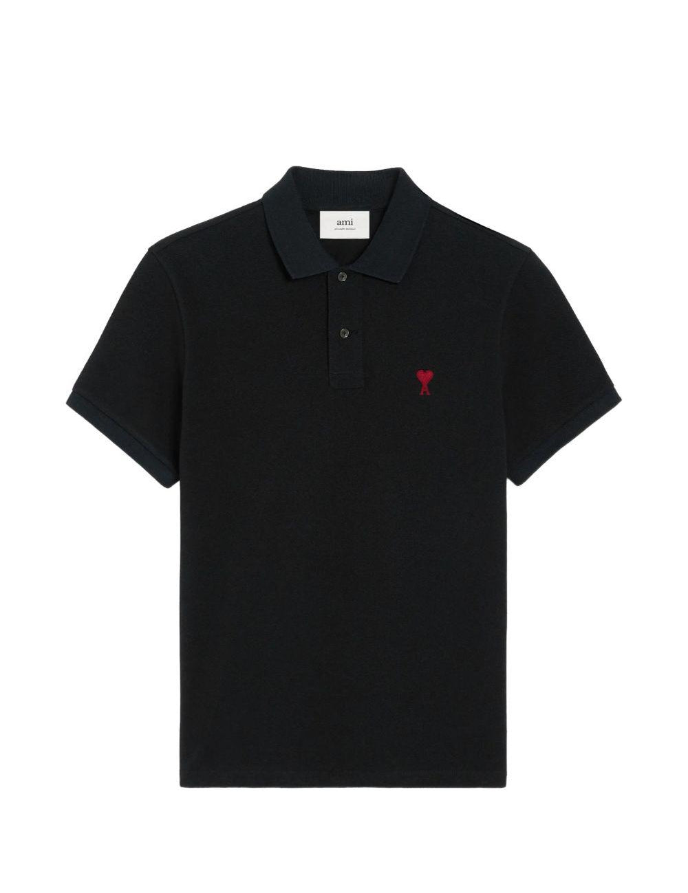 Polo Ami de Coeur in nero 