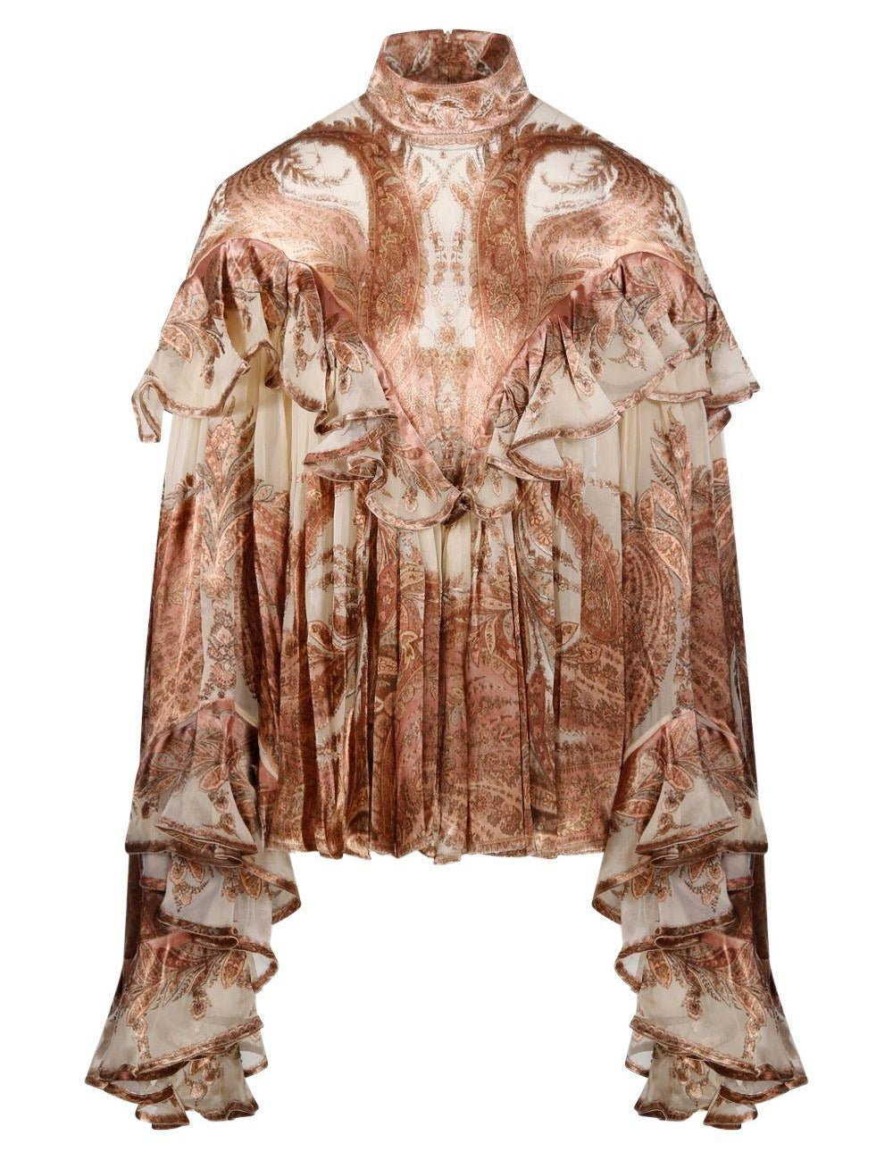 Blusa Hypnotic in marrone Zimmermann - donna 