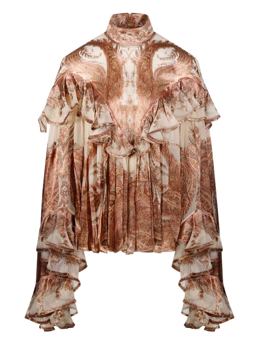 Blusa Hypnotic in marrone Zimmermann - donna 