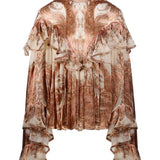 Blusa Hypnotic in marrone Zimmermann - donna 