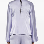 Blusa in seta in lilla Forte Forte - donna 