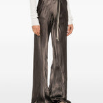Pantaloni con coulisse in marrone Rick owens - donna 