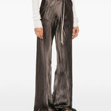 Pantaloni con coulisse in marrone Rick owens - donna 
