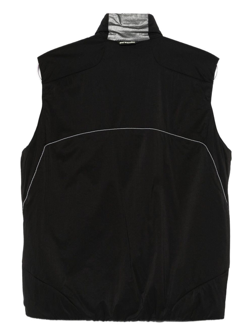 Gilet imbottito alpha in nero And wander - uomo 