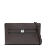Borsa a spalla con logo in marrone Toteme - donna 