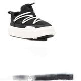 Stivaletti jr park low lace in nero e bianco 