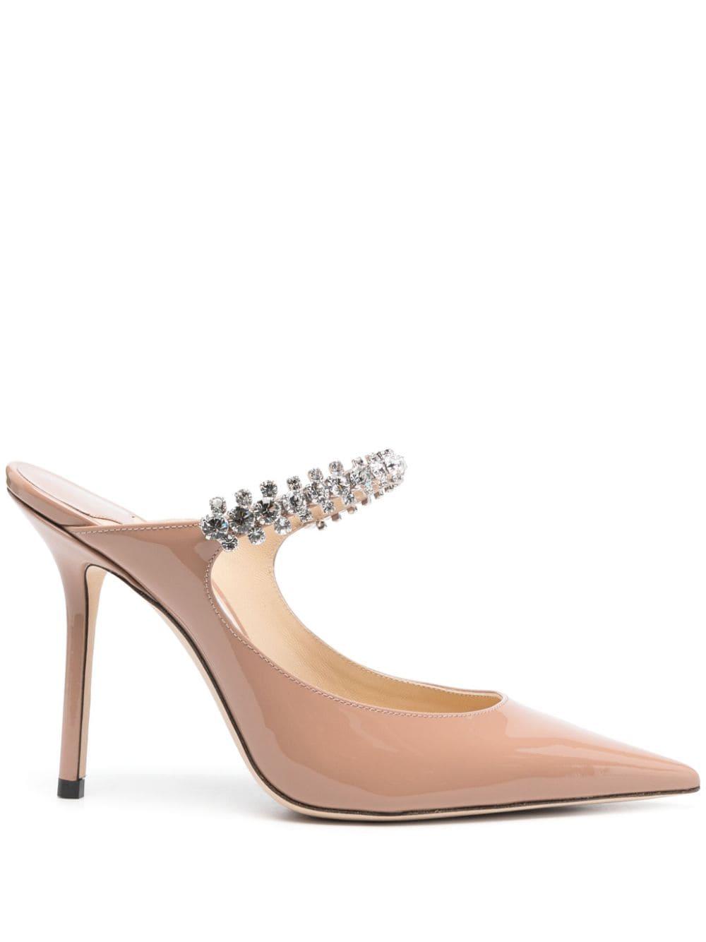 Mules Bing gioiello in rosa Jimmy Choo - donna 