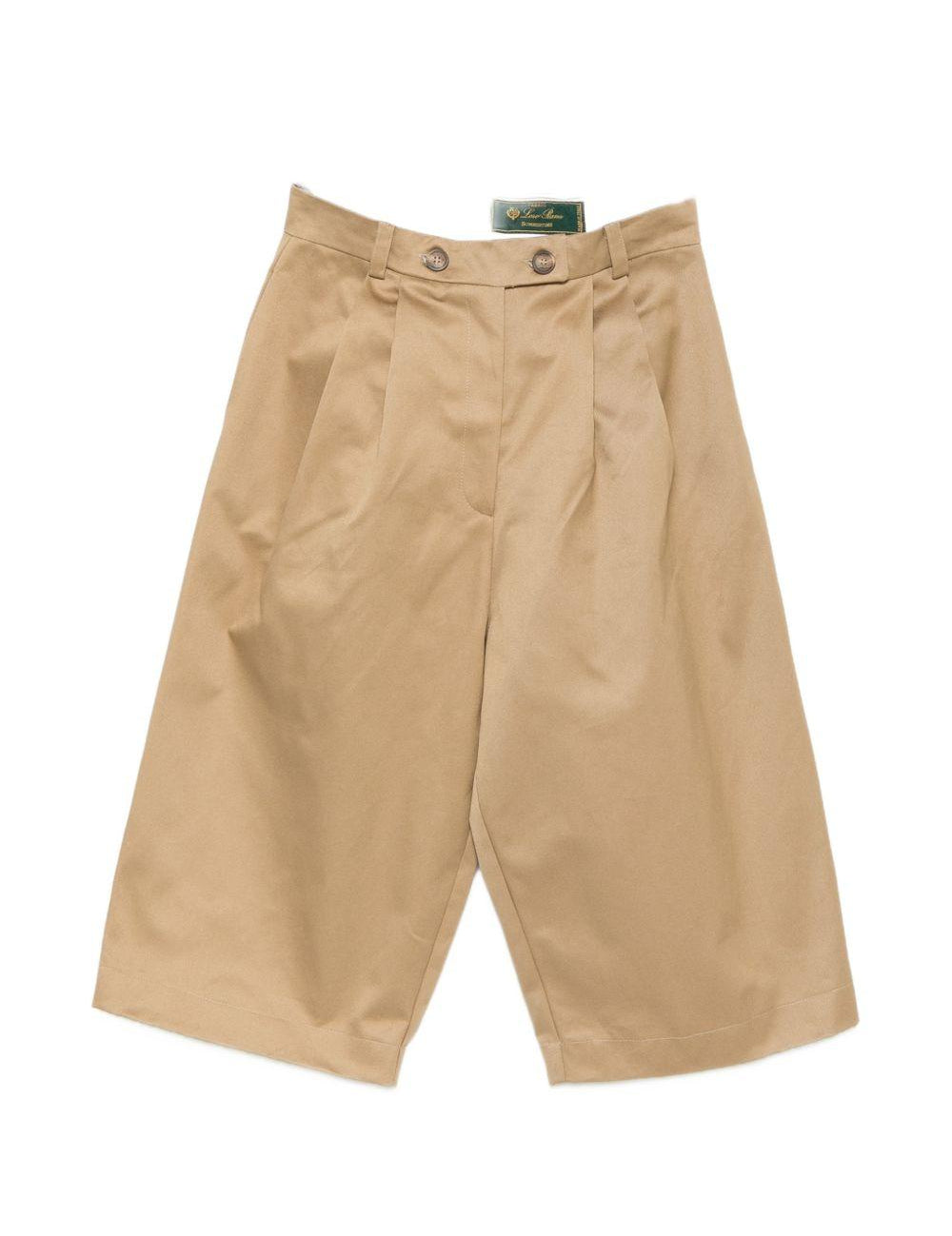 Pantaloncini con pieghe in beige Batakovic - donna 