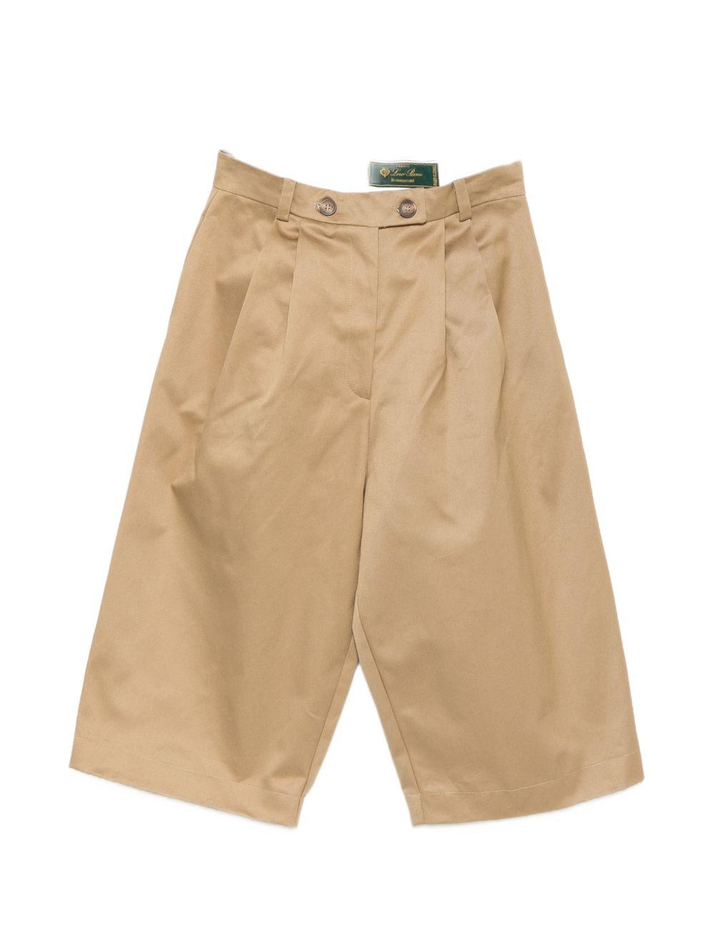 Pantaloncini con pieghe in beige Batakovic - donna 