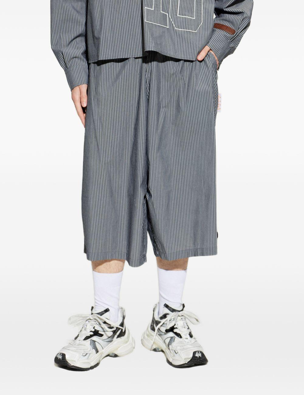 Pantaloni a righe in nero Pdf - uomo 