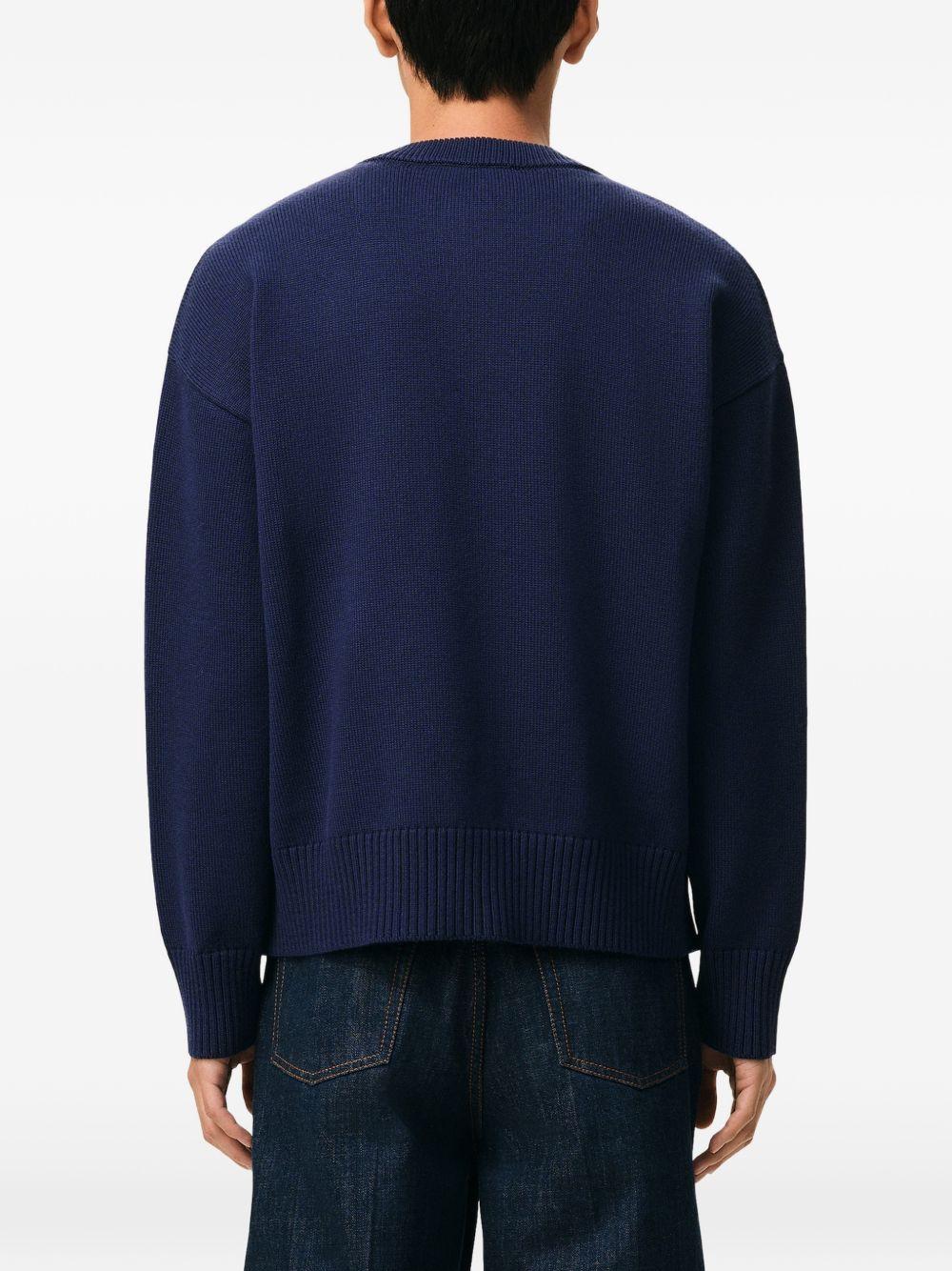 Cardigan ami de coeur in blu Ami paris - unisex 