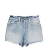 Shorts in denim con cristalli in blu Alexander wang - donna 