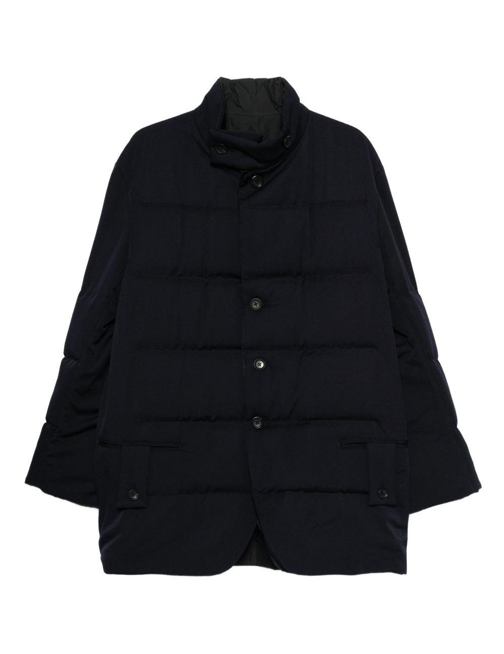 Giacca imbottita a collo alto in nero Yohji yamamoto - uomo 