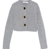 Cardigan con bottoni in grigio Self-Portrait - donna 