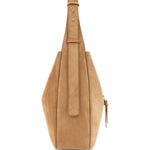 Borsa a spalla con fibbia H in suede marrone Hogan - donna 
