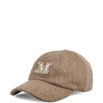 Cappello con targa e logo in marrone Maxmara - donna 