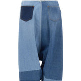 Jeans Sarouel Patchwork in blu Coperni - donna 