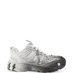 Sneakers Dragger con effetto vissuto in grigio e bianco 44 label group - uomo 