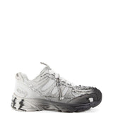 Sneakers Dragger con effetto vissuto in grigio e bianco 44 label group - uomo 