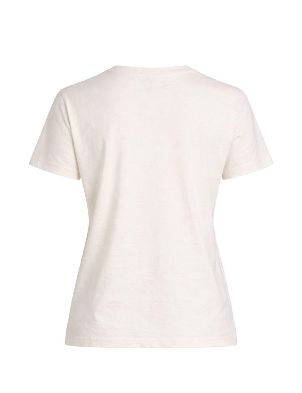 T-shirt girocollo in avorio Wardrobe.Nyc - donna 