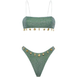 Bikini Lumiere echarm in verde acqua 