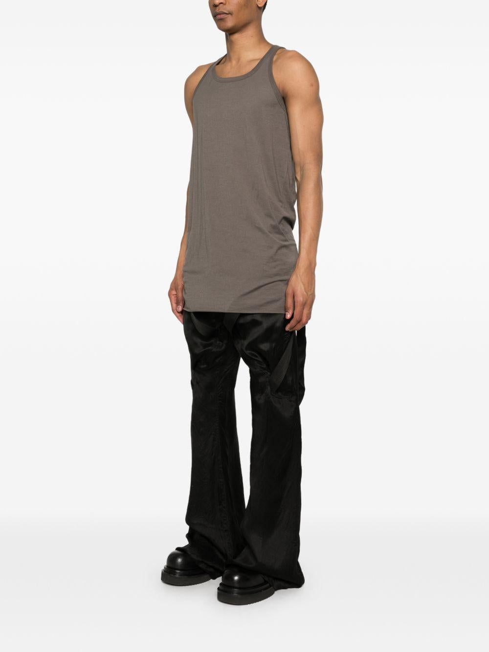 Canotta in cotone in grigio Rick owens drkshdw - uomo 