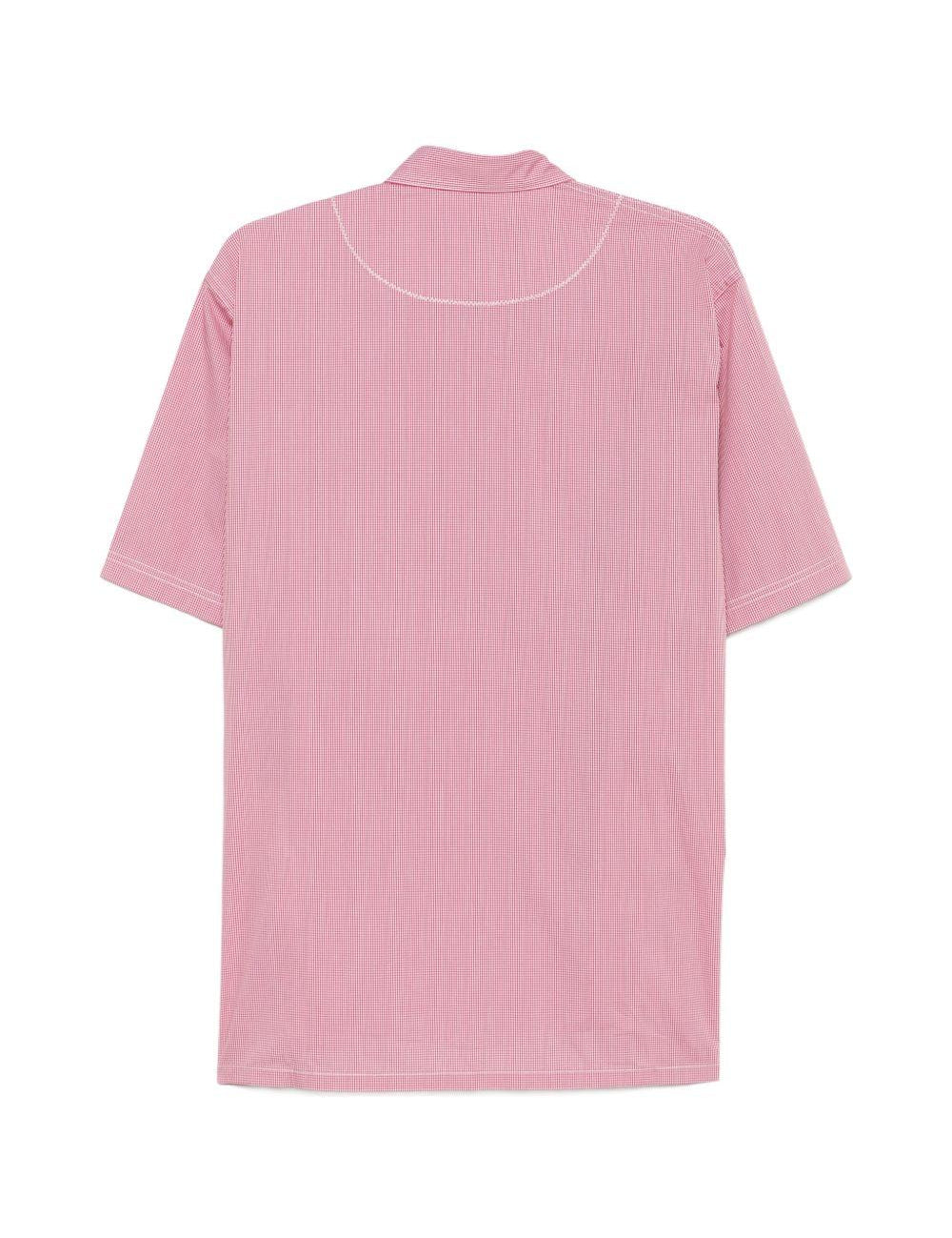 Camica con design patchwork  in rosa Junya watanabe - uomo 