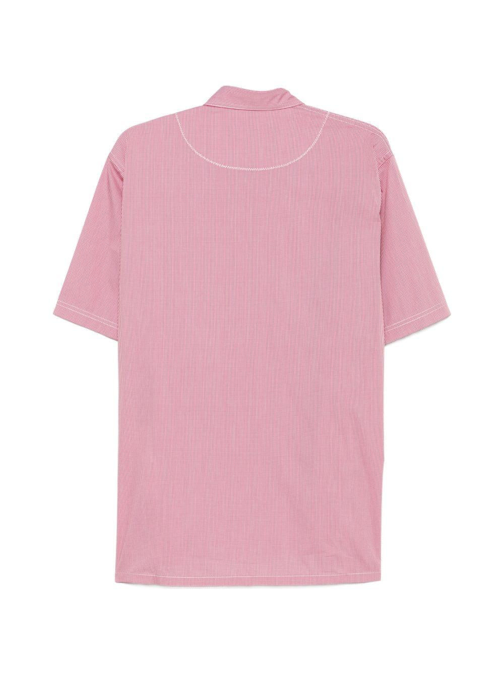 Camica con design patchwork  in rosa Junya watanabe - uomo 
