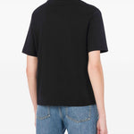 T-shirt con stampa in nero Moschino - donna 