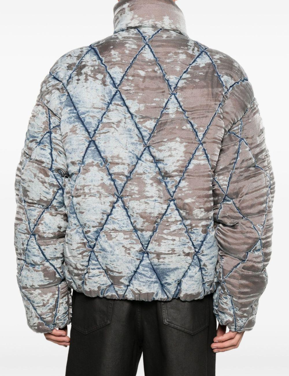 Giacca denim con effetto schiarito in blu Diesel - uomo 