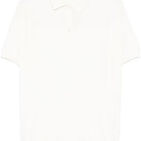 Polo in cotone in bianco Caruso - uomo 