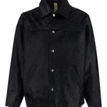 Giacca in pelle con bottoni in nero Sunflower - uomo 