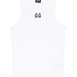 Canotta con ricamo in bianco 44 label group - uomo 