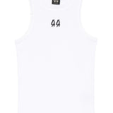 Canotta con ricamo in bianco 44 label group - uomo 