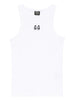 Canotta con ricamo in bianco 44 label group - uomo