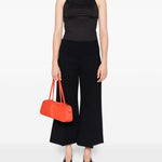 Pantaloni in seta nero Khaite - donna 