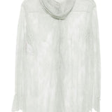 Blusa in pizzo grigio chiaro Alberta Ferretti - donna 