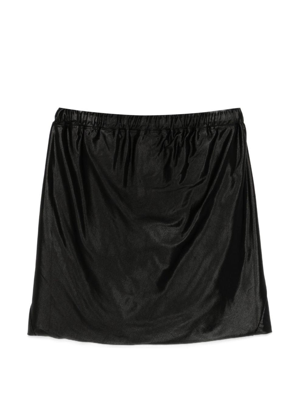 Shorts con coulisse in vita in nero Rick owens drkshdw - donna 