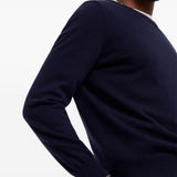 Maglione a girocollo in blu Brunello cucinelli - uomo 