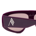 Occhiali da sole Linda Farrow Milano in viola The attico x linda farrow - donna 