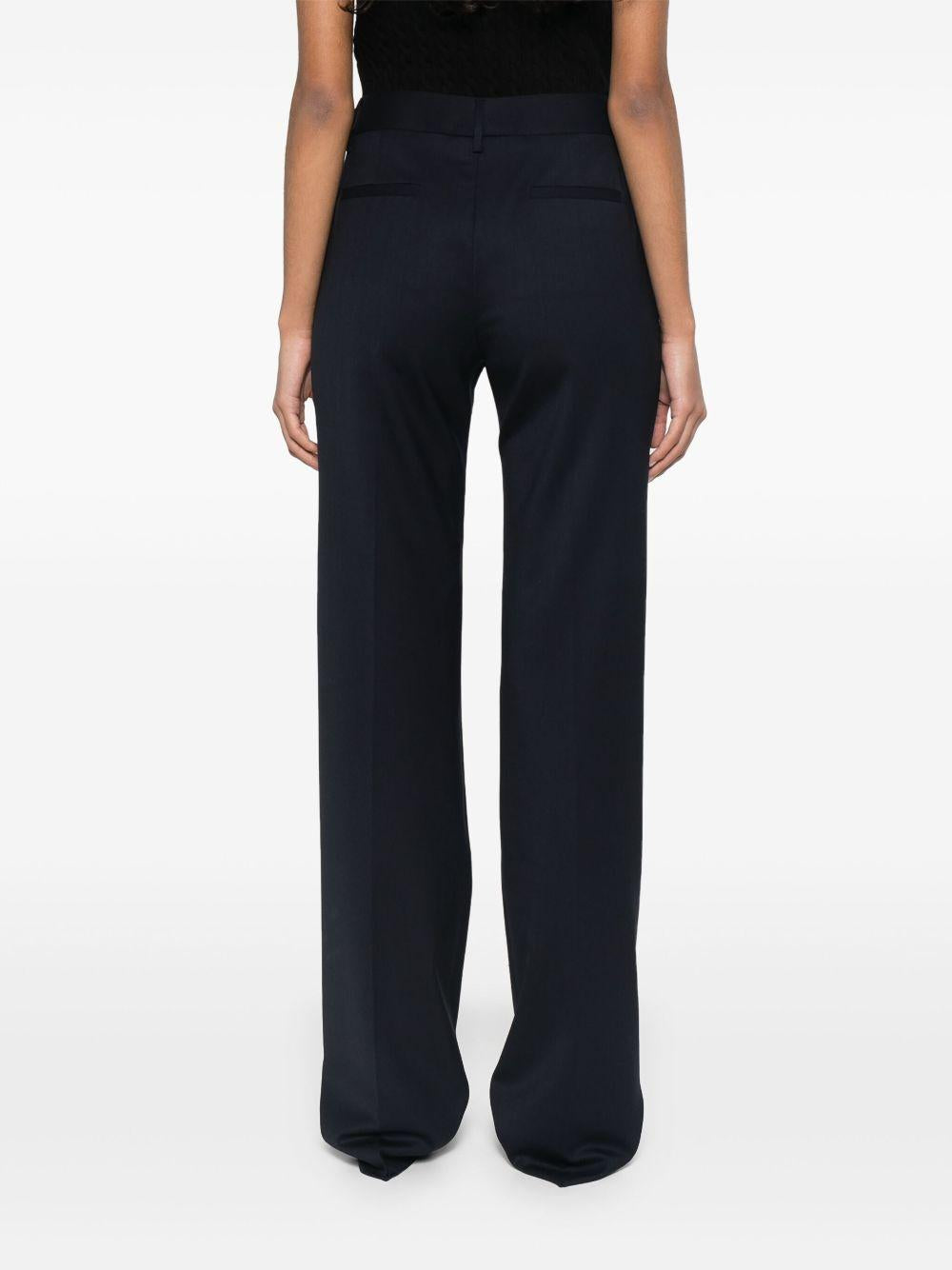 Pantaloni a gamba dritta in blu Alessandra rich - donna 