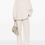 Camicia Duty in bianco di ENTIRE STUDIOS - Unisex 