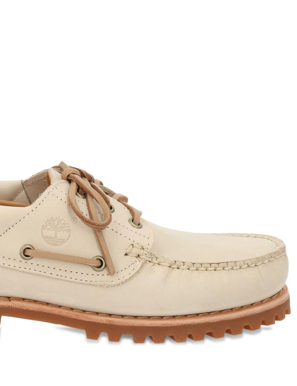 Mocassini road trip 3-eye lug handsewn in beige Timberland - uomo 