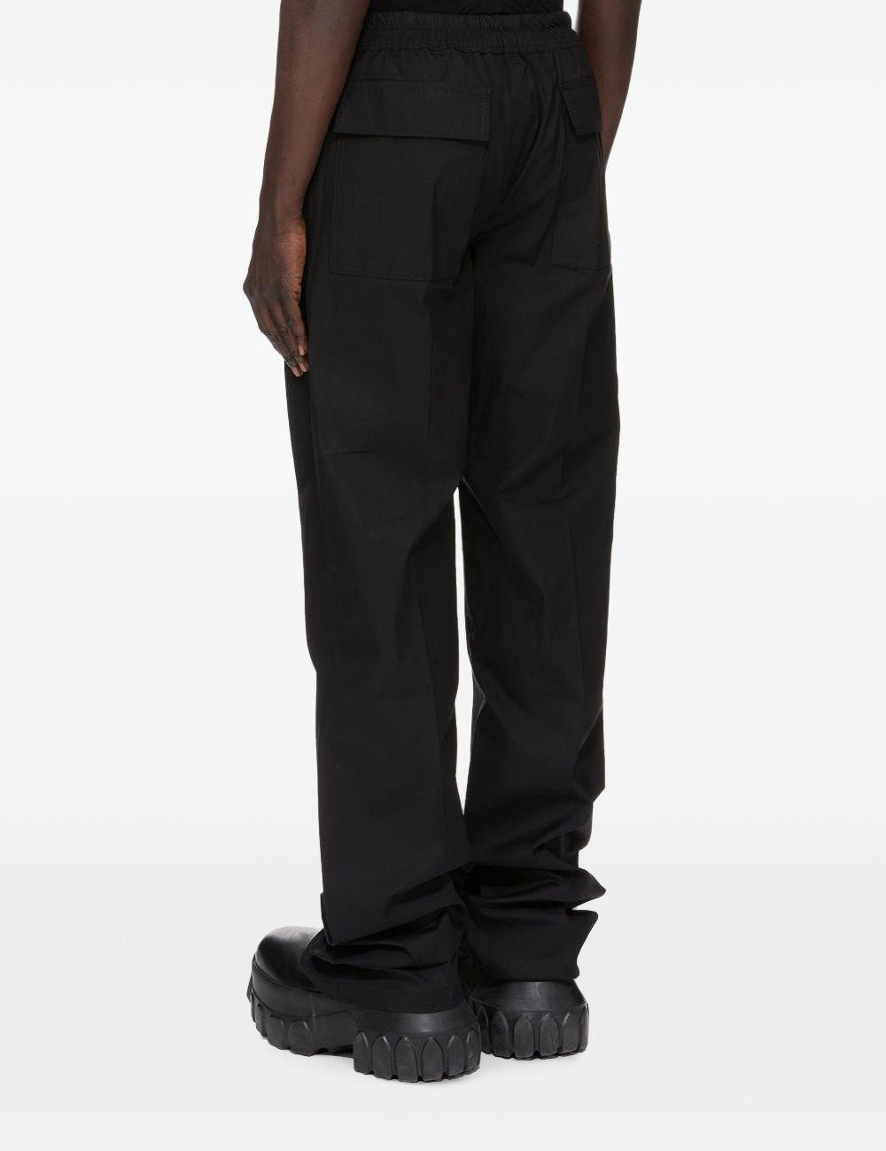 Pantaloni ampi Geth in lana nera 