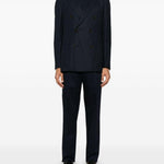 T-shirt girocollo in blu notte Lardini - uomo 