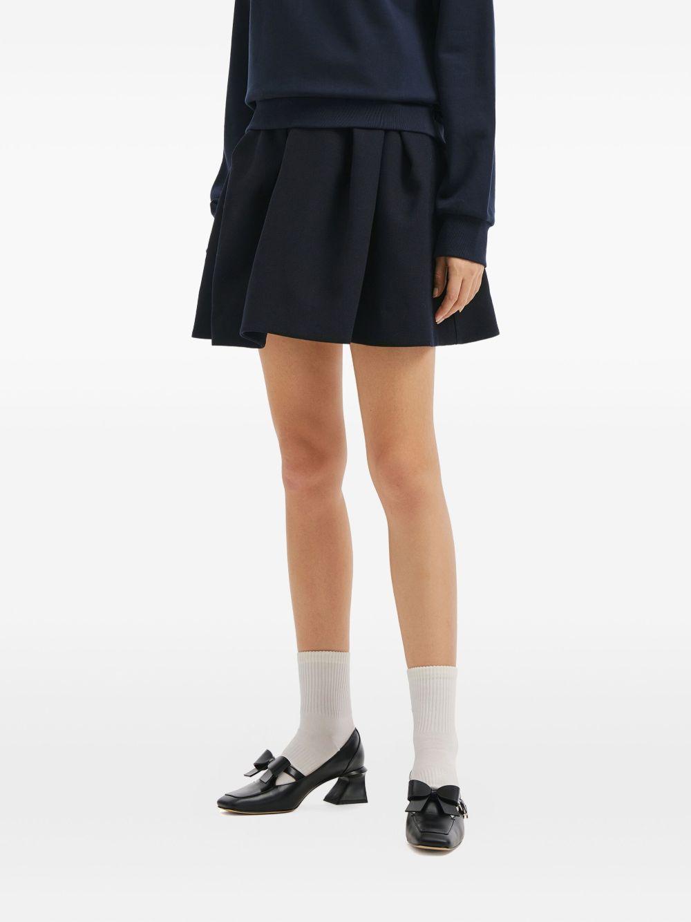 Minigonna a pieghe in blu Shushu/tong - donna 